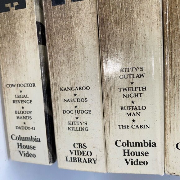 Gunsmoke VHS Collector’s Edition Columbia House CBS Western Bundle Of 10 - Picture 2 of 8